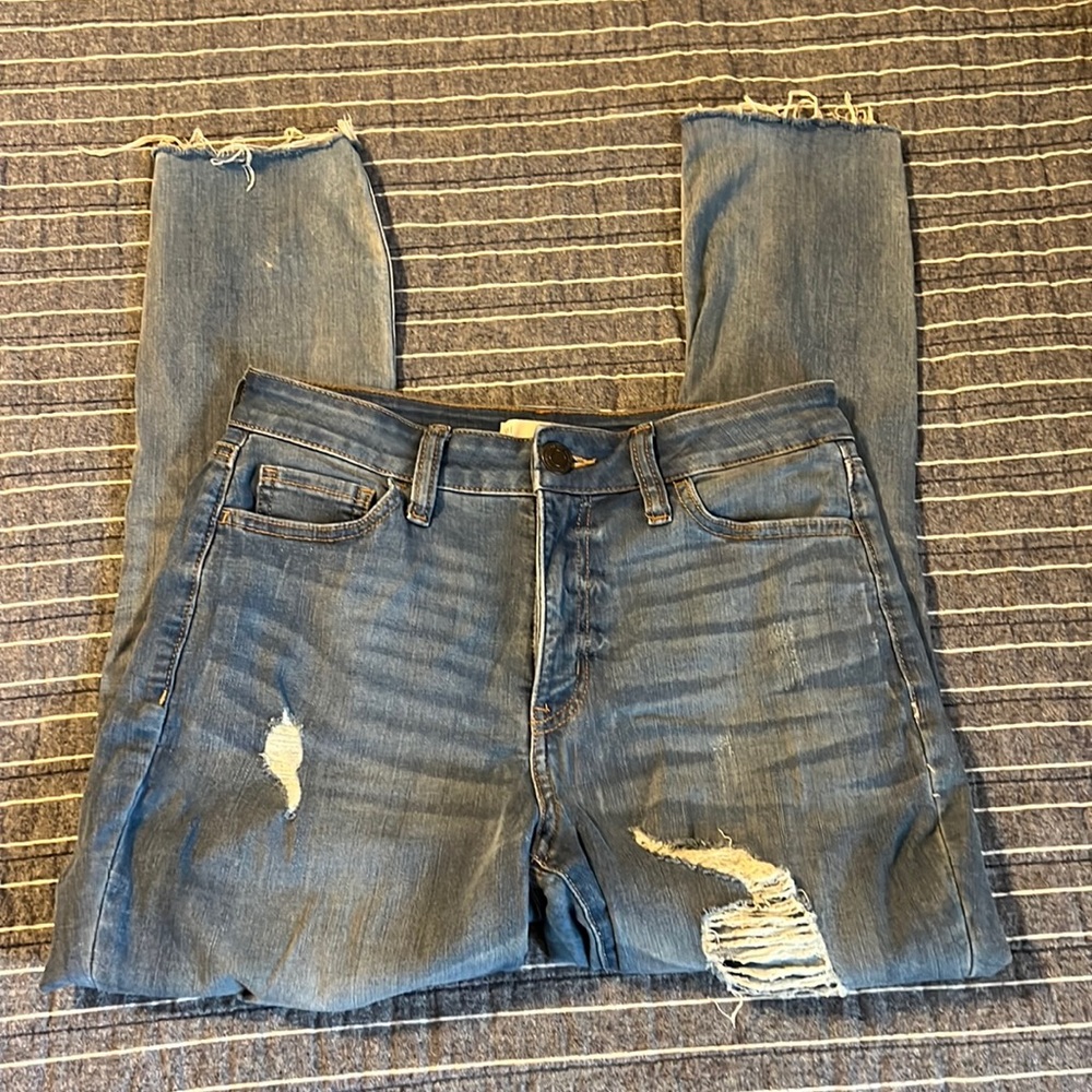 SO curvy cropped jeans